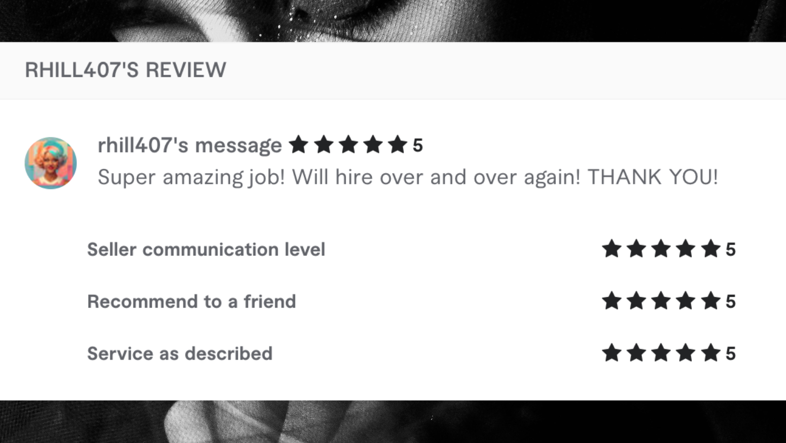 fiverr client review