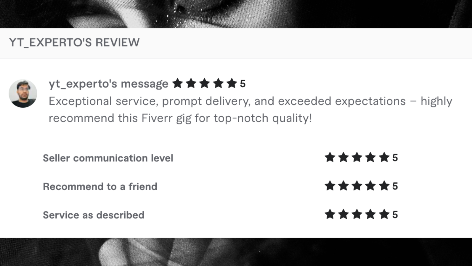 fiverr client review