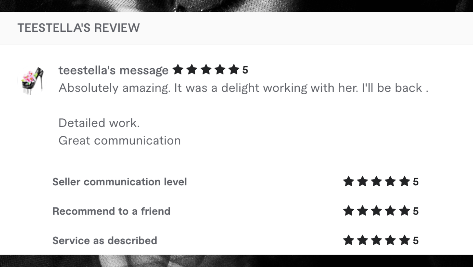 fiverr client review