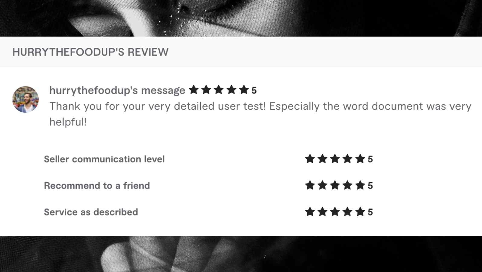 fiverr client review