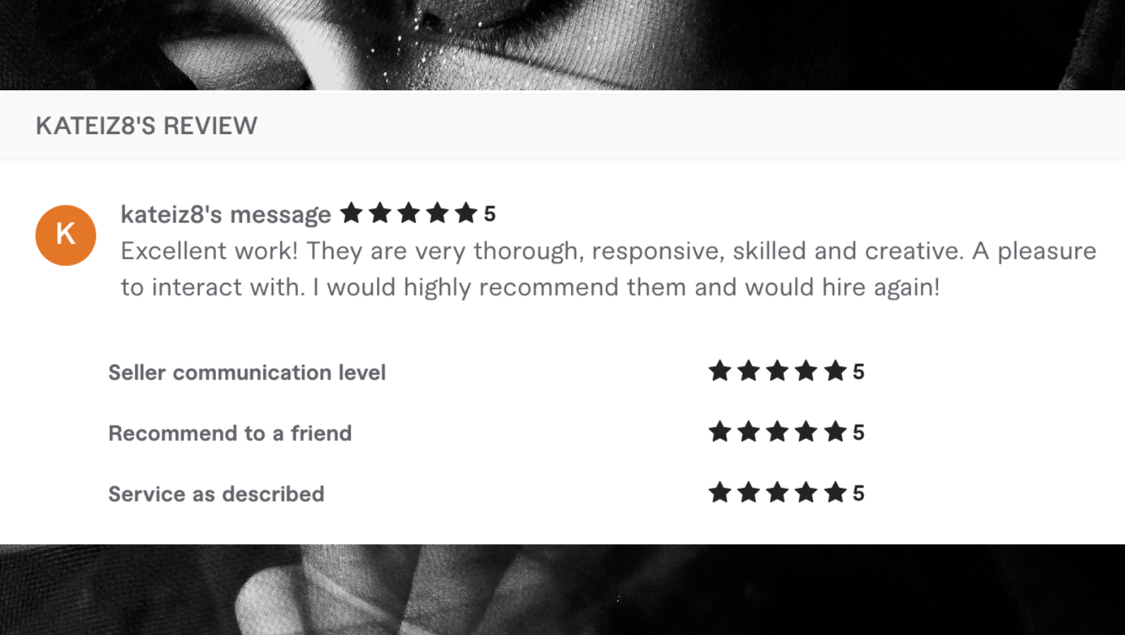 fiverr client review