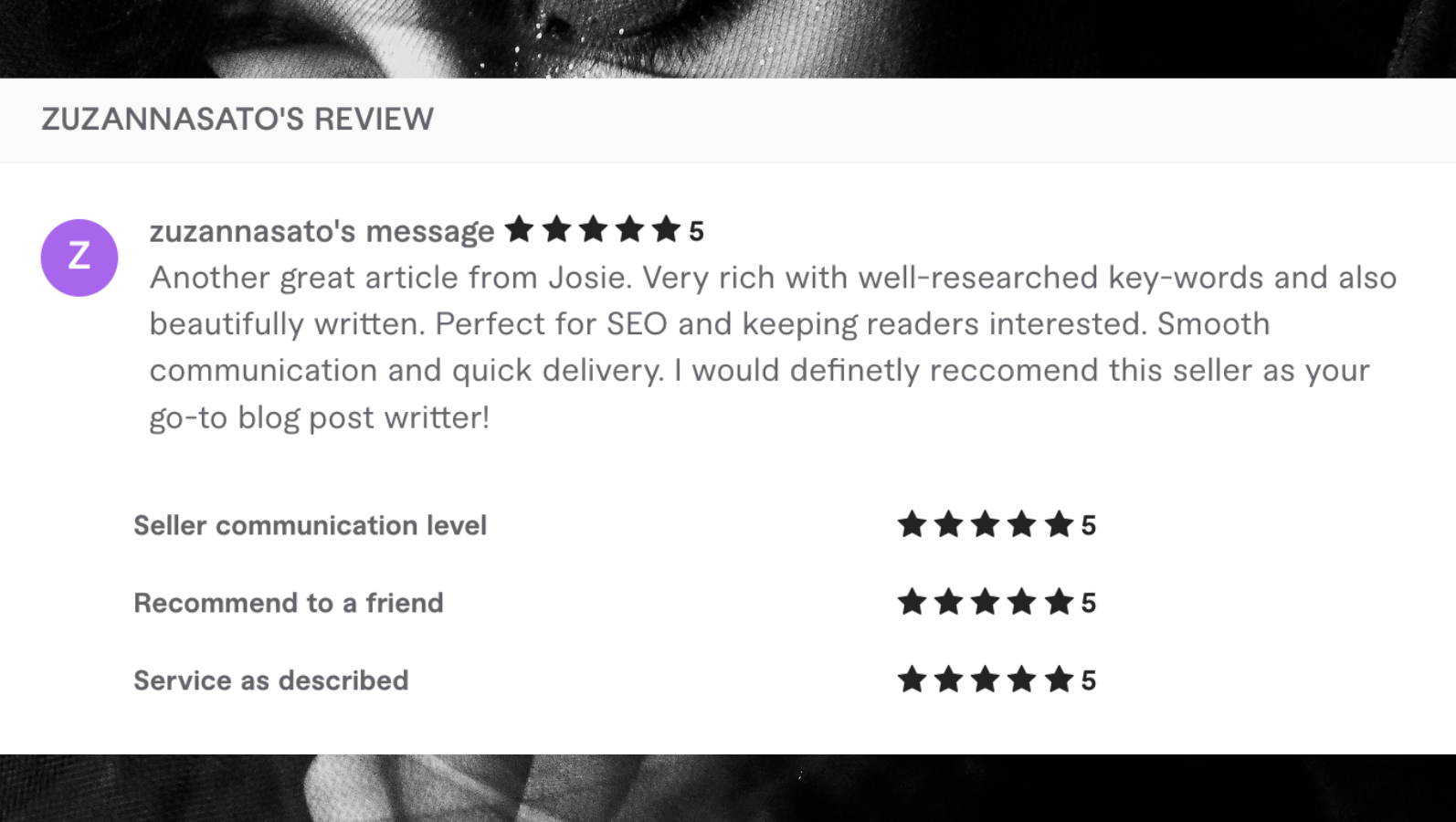 fiverr review client