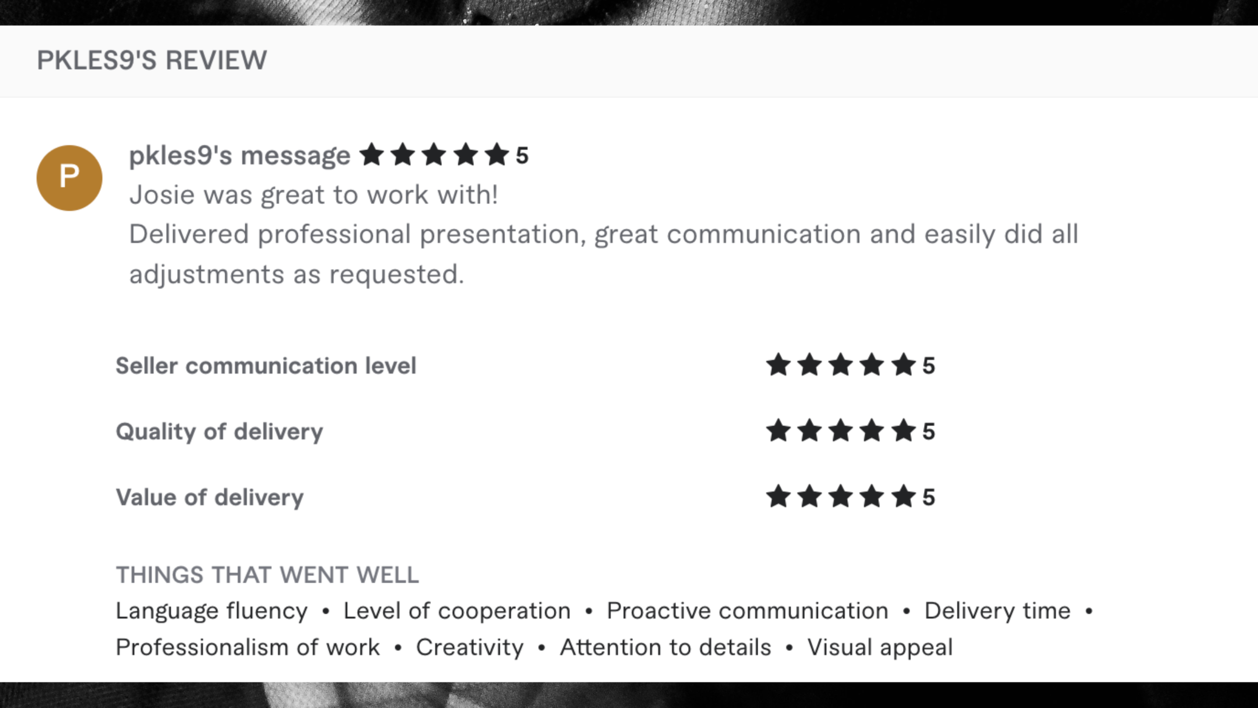 fiverr client review 4