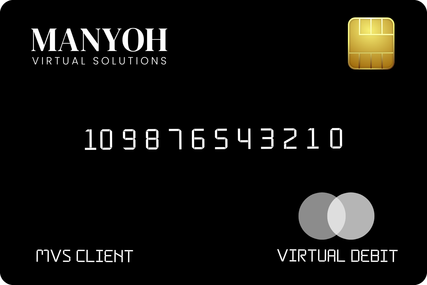manyoh virtual solutions debit card